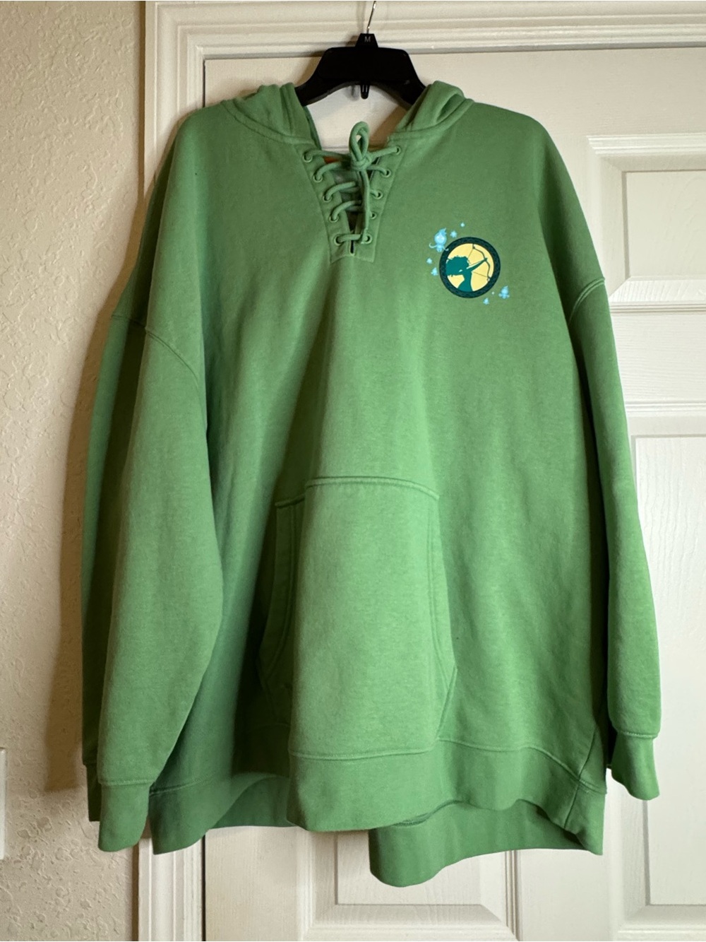 Run Disney Green Hooded Sweatshirt with Merida Logo princess half marathon